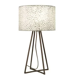 Sfeervolle tafellamp met schelpen kap