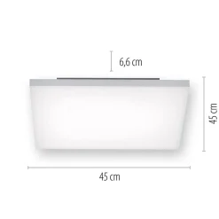 Smart LED paneel wit dimbaar 45x45 cm