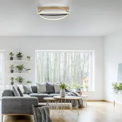 Smart Plafondlamp LED goud verstelbaar