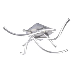 Smart plafondlamp spiraal nikkel modern