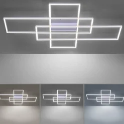 Smart plafond/wandlamp rechthoeken inclusief remote