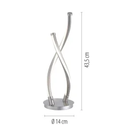 Smart tafellamp spiraal inclusief remote