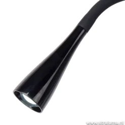 Speelse zwarte bureaulamp Zozy LED