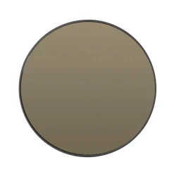 Spiegel Espejo zwart met smoke glas