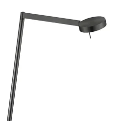 Staande leeslamp zwart