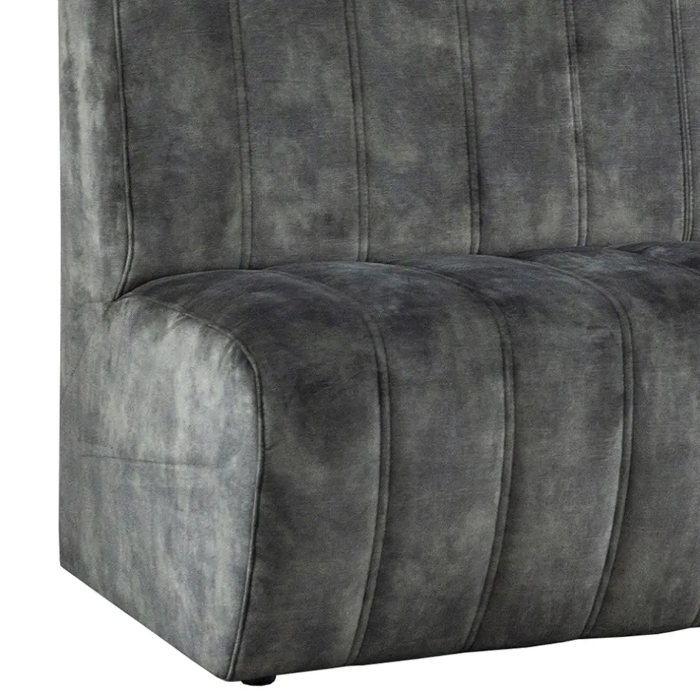 Stijlvolle eetkamerbank Maria antraciet