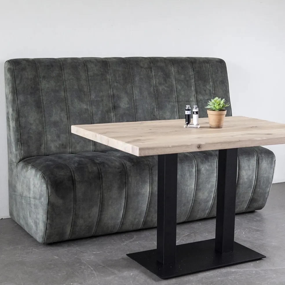 Stijlvolle eetkamerbank Maria antraciet