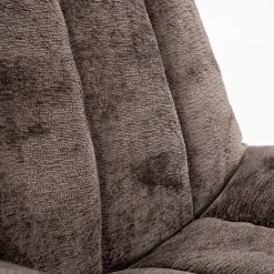 Stoffen fauteuil Derby bruin draaibaar