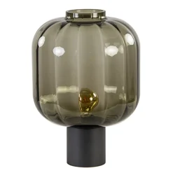 Strak klassieke tafell. met zwart glas