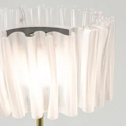 Tafellamp Accordeon op batterij prisma / zwart