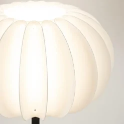 Tafellamp Arena zwart/kap wit