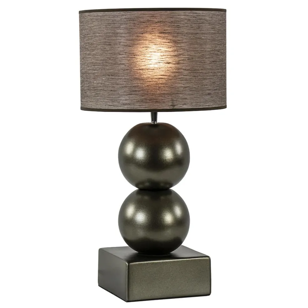 Tafellamp Bilba 58cm brons