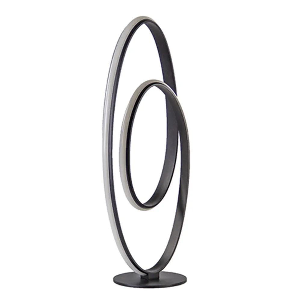 Tafellamp eclips zwart incl.dimmer