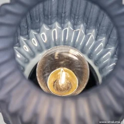 Tafellamp Ivot op batterij mat blauw klein