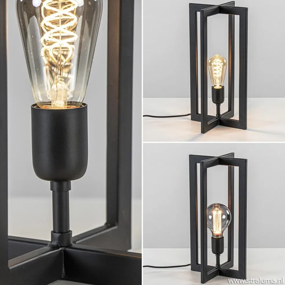 Tafellamp Mace 40cm zwart