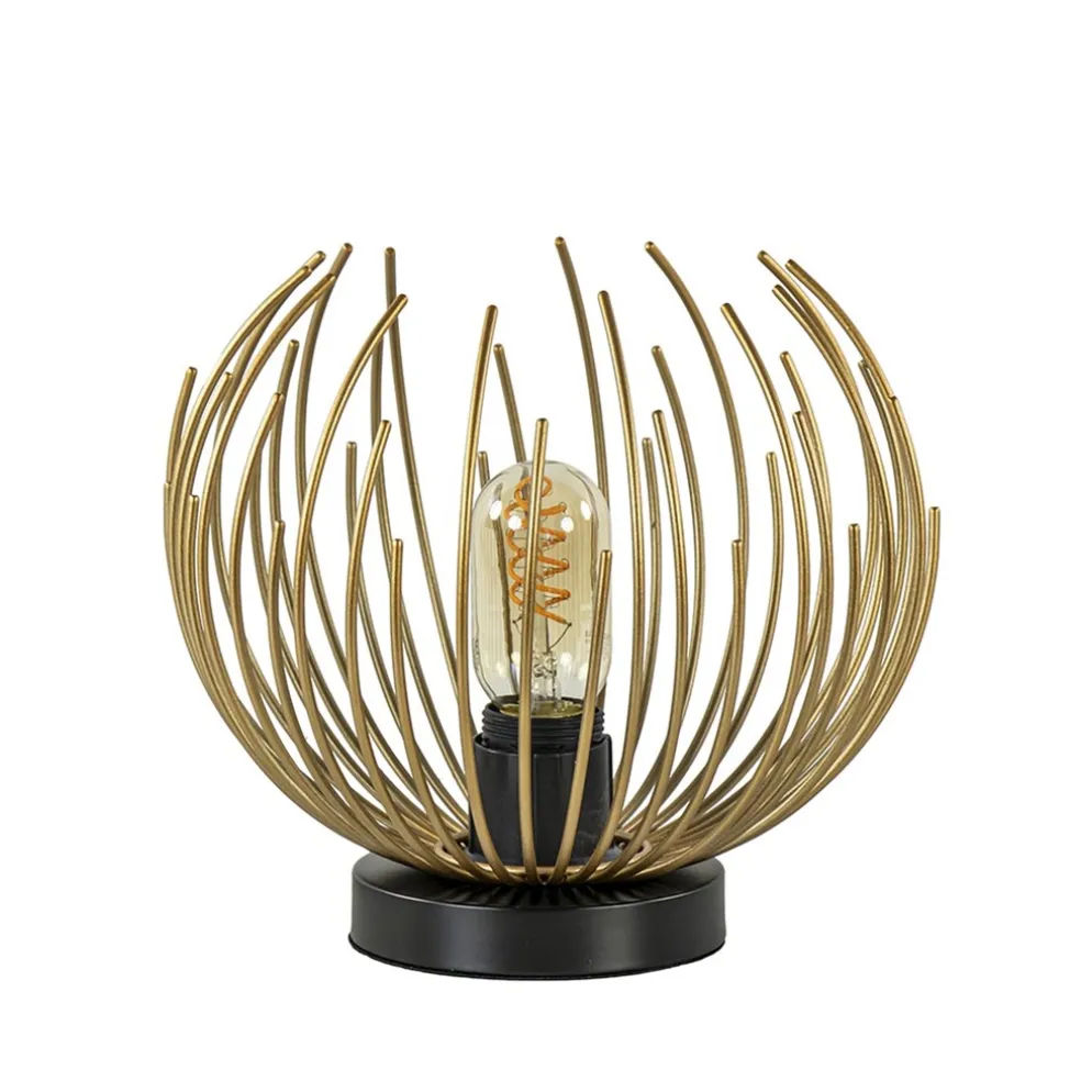 Tafellamp Nest klein zwart/matgoud