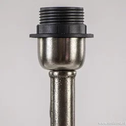 Tafellamp Undai ruw nikkel excl. kap