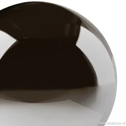 Trendy glazen tafellamp smokey