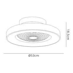 Ventilator Tibet Mini zwart + remote cct
