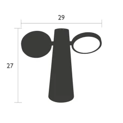 Verstelbare buitenlamp tafel groen oplaadbaar