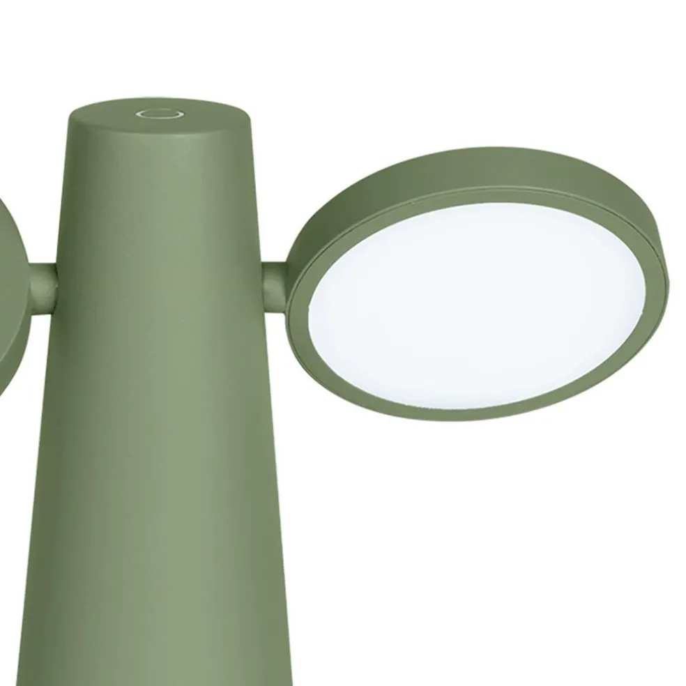 Verstelbare buitenlamp tafel groen oplaadbaar