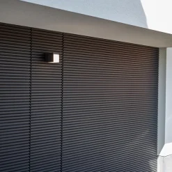 Verstelbare LED buitenlamp kubus donker grijs IP54