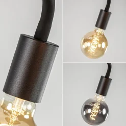 Verstelbare plafondlamp 3-lichts met flexibele armen