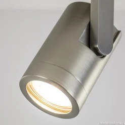 Verstelbare plafondspot metaal mat nikkel