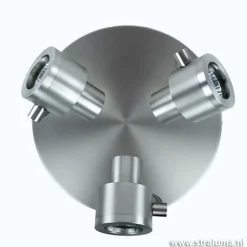 Verstelbare stalen opbouwspot 3-lichts