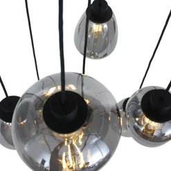 Videlamp 7L zwart met smoke glas mix