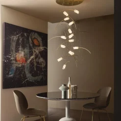 Videlamp Tulip 7L prisma/brass