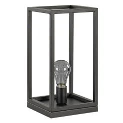 Vierkante tafellamp frame zwart modern