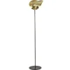 Vloerlamp Chapeau coffee/goldleaf