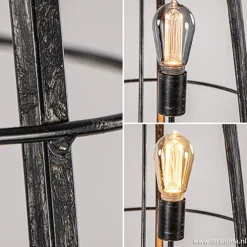 Vloerlamp Havana Grande antiek zwart