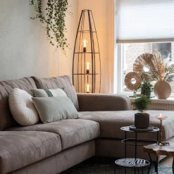 Vloerlamp Havana Grande antiek zwart