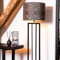 Vloerlamp Mace frame zwart exclusief kap