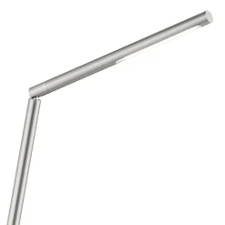 Vloerlamp mat nikkel LED verstelbaar