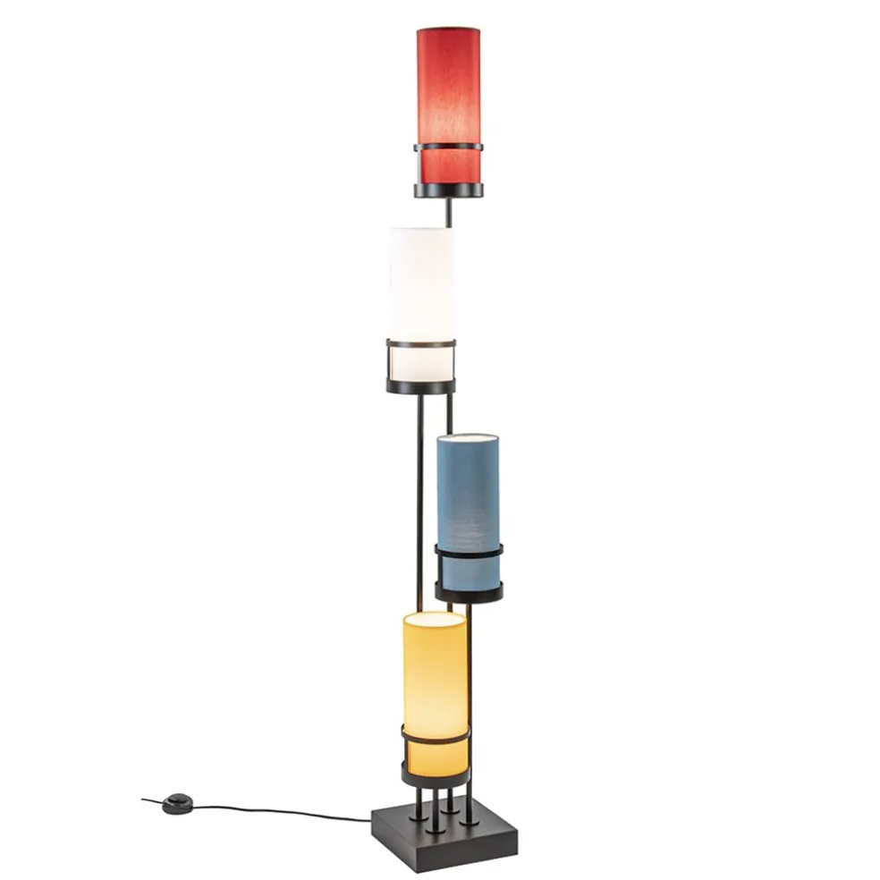 Vloerlamp Sixtyfour 4l multicolor