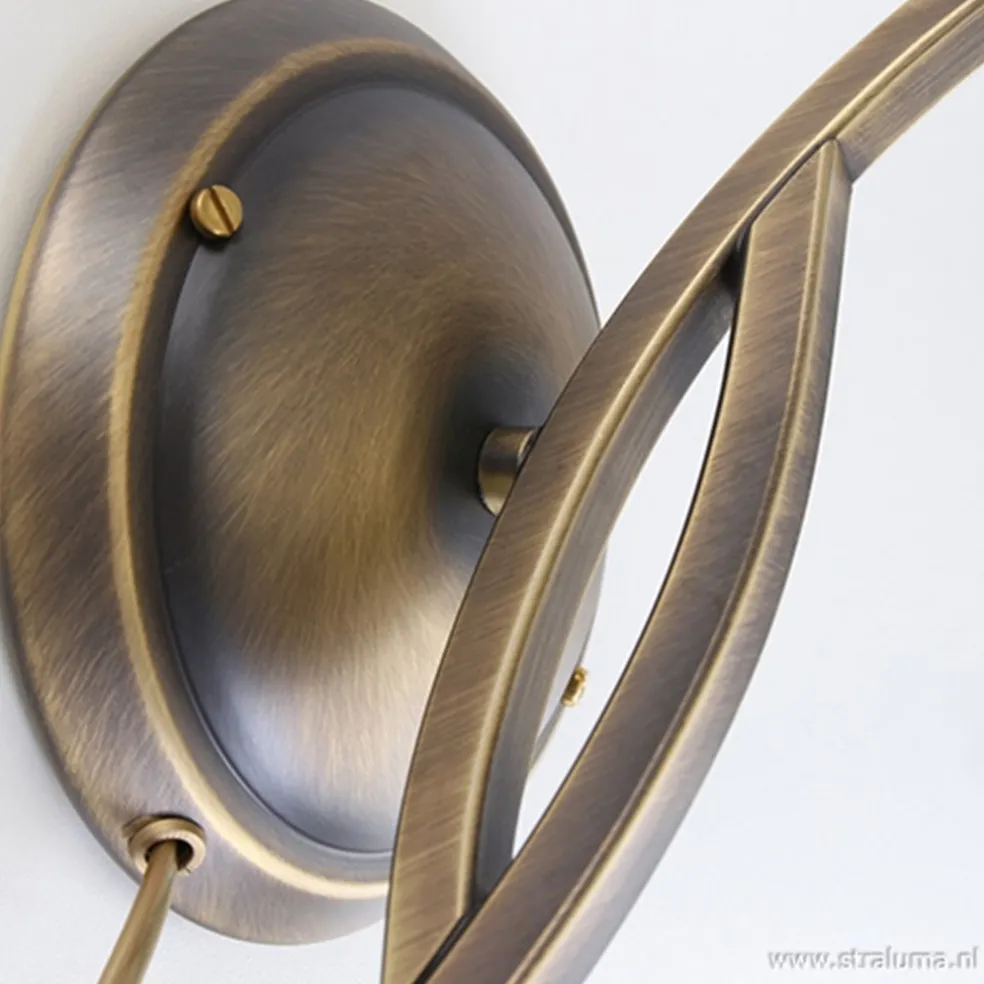 Wandlamp Capri brons/Glas