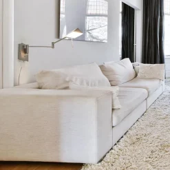 Wandlamp staal verstelbaar met dim to warm functie