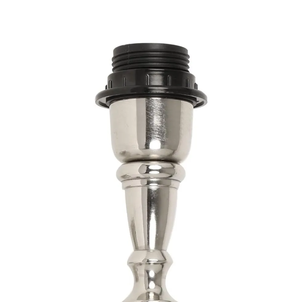 Zilveren wandlamp Delhi fakkel