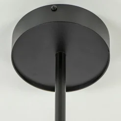 Zwart met gouden plafondspot 4-lichts groot