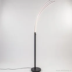 Zwarte boog vloerlamp LED dimbaar