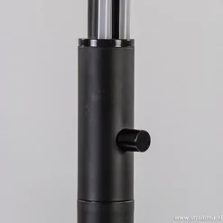 Zwarte boog vloerlamp LED dimbaar