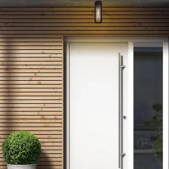 Zwarte buitenlamp plafond IP44