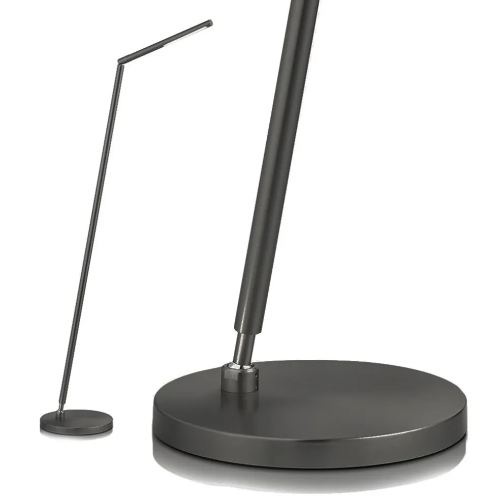 Zwarte leeslamp vloerlamp LED
